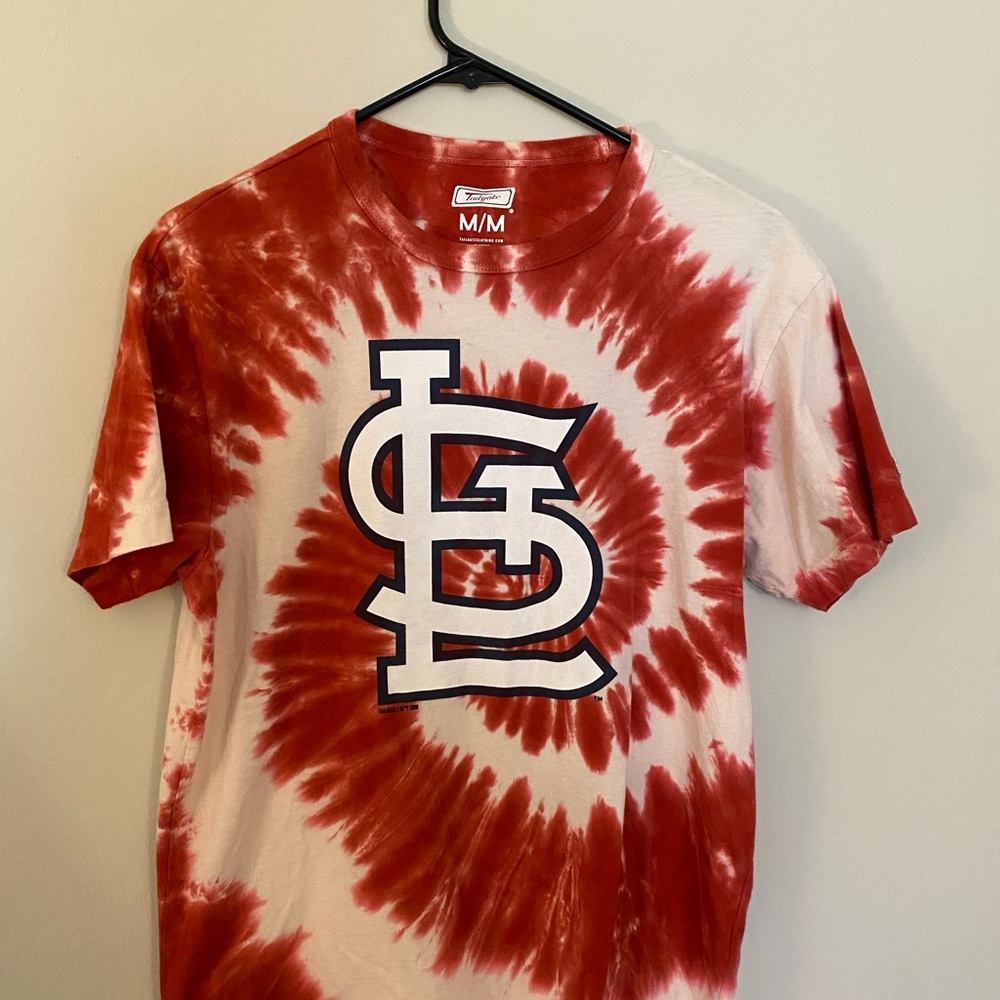 Tie dye St. Louis Cardinals tshirt.